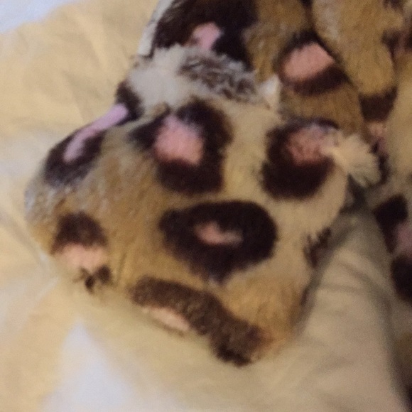 Soft winter snowsuit for baby pink leopard - Picture 5 of 6